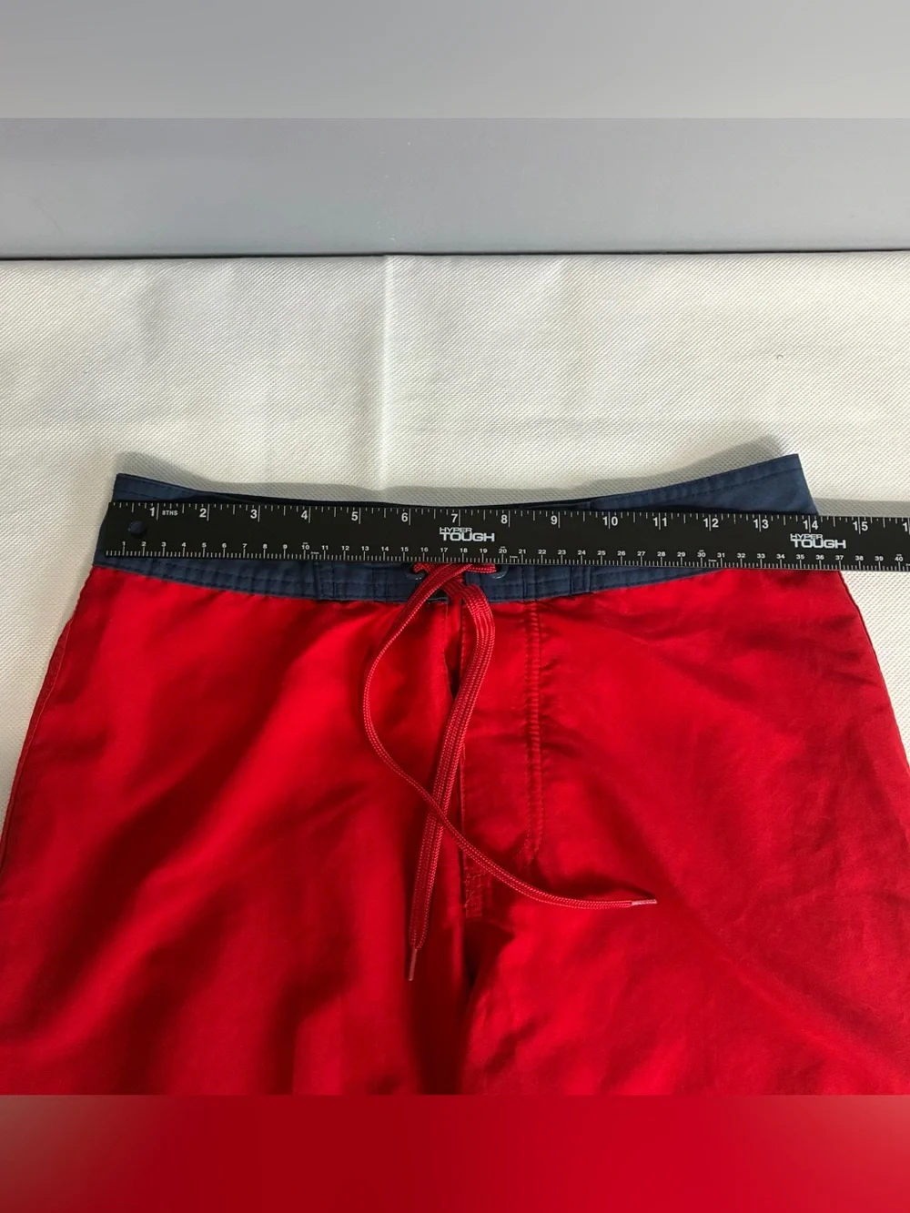 Old Navy Board Shorts Men’s Sz 28 Red Navy Surf Swim